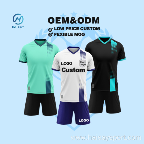 2022 Customized Logo American Soccer Wear Quick Dry Stitched 100% Polyester Shirts Sport Team Football Jersey for World Cup
